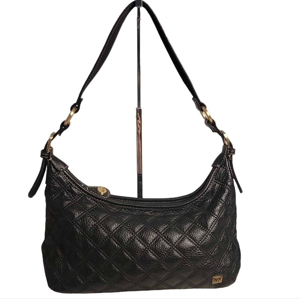 The SAK Quilted Pebbled Leather Hobo/Shoulder Bag